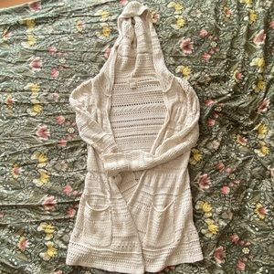 Lucky Brand Knitted Hooded Sweater